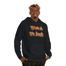 Load image into Gallery viewer, Watch yo back Unisex Hooded Sweatshirt
