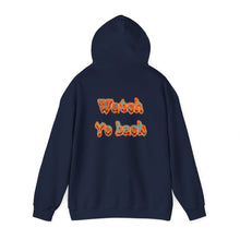 Load image into Gallery viewer, Watch you back Unisex Heavy Blend™ Hooded Sweatshirt
